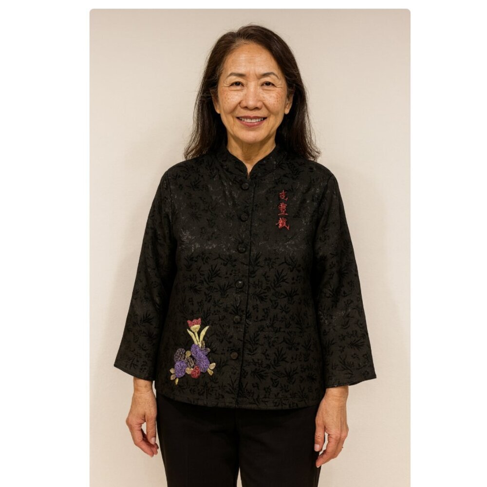NWT Chico’s Vintage Asian Dragon Jacket Size Small